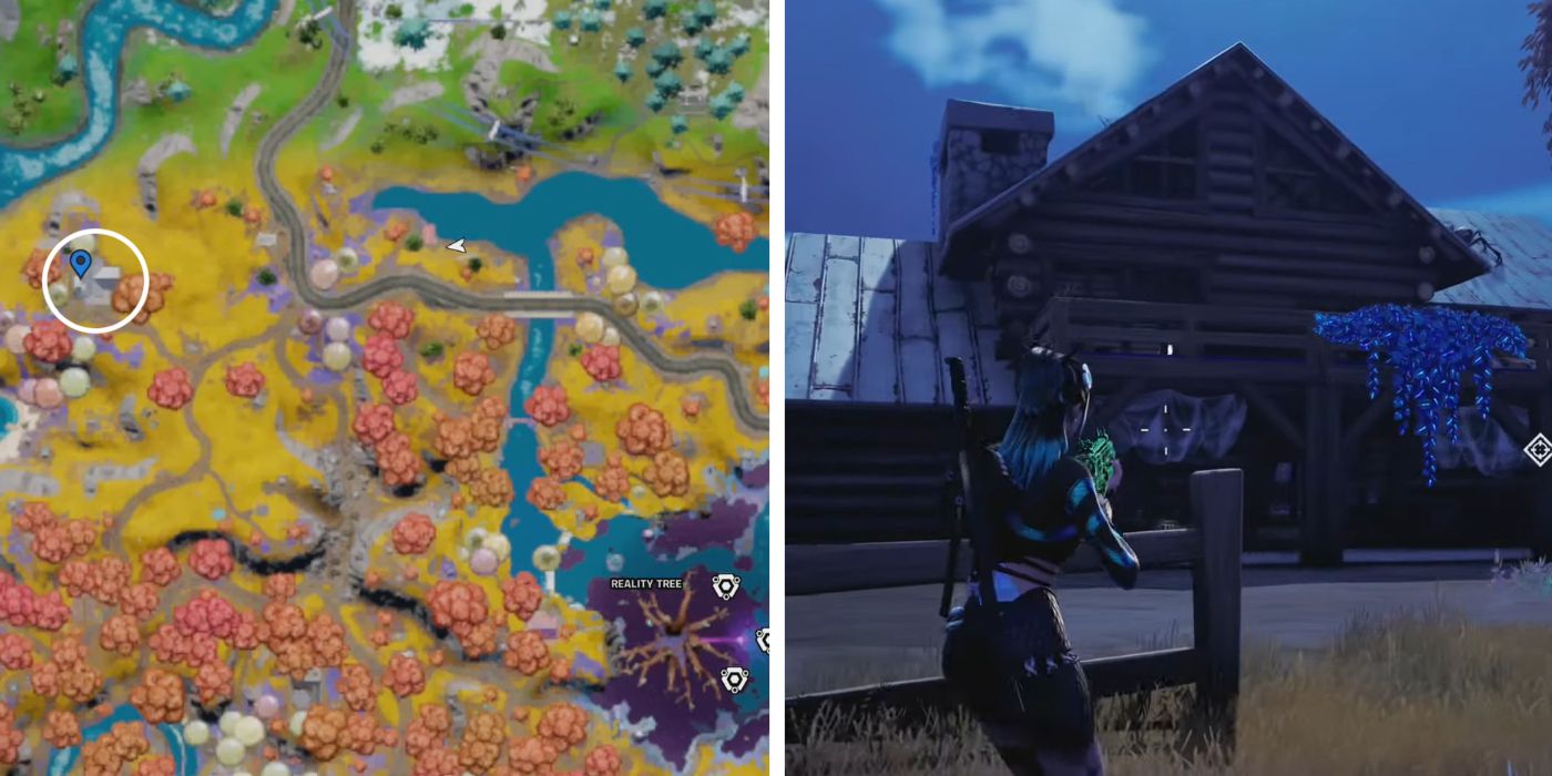 Willow's Haunt Map Location in Fortnite 