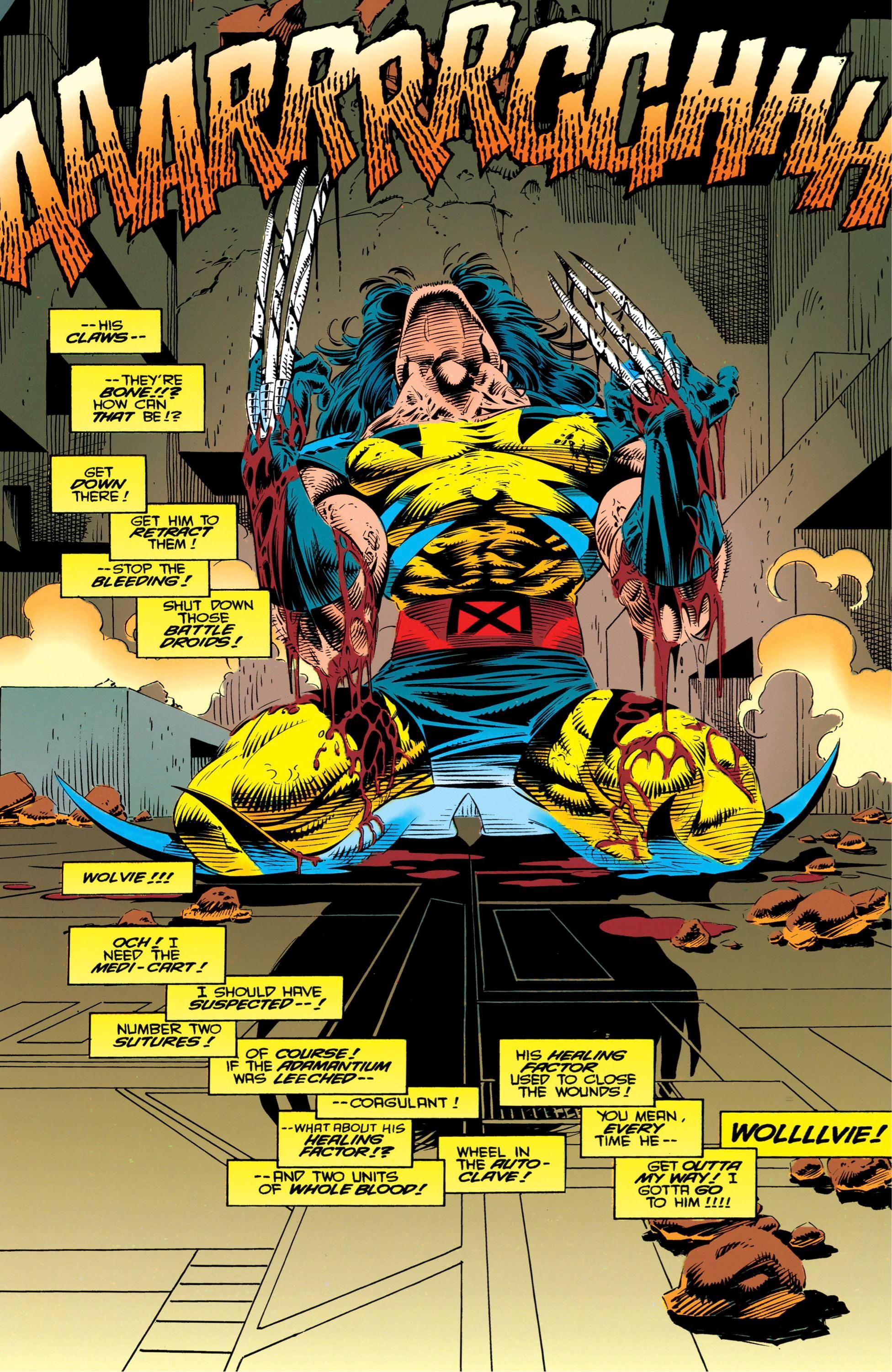 Wolverine mostra suas Garras de Osso pela primeira vez