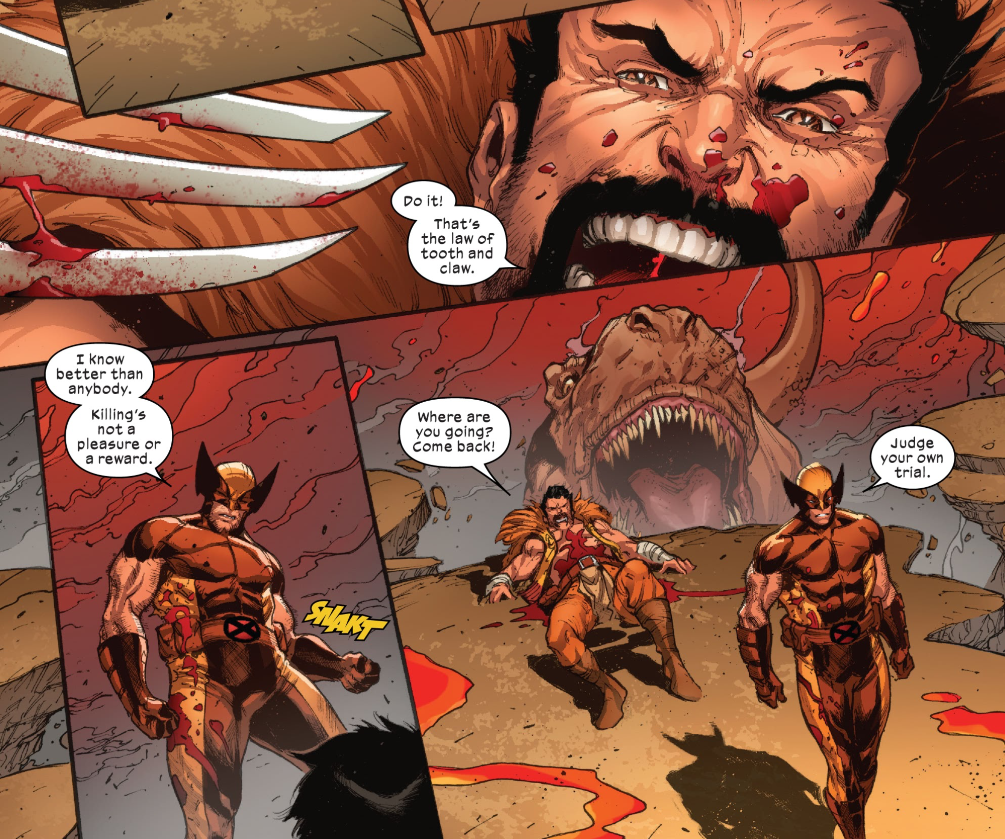 Wolverine derrota Kraven, o Caçador