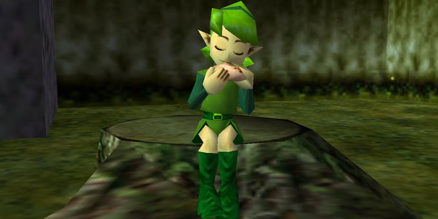 Saria in Zelda: Ocarina Of Time