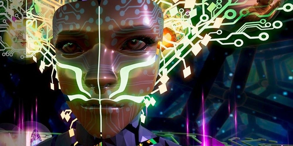 a picture of a person in a mask in TRIPP