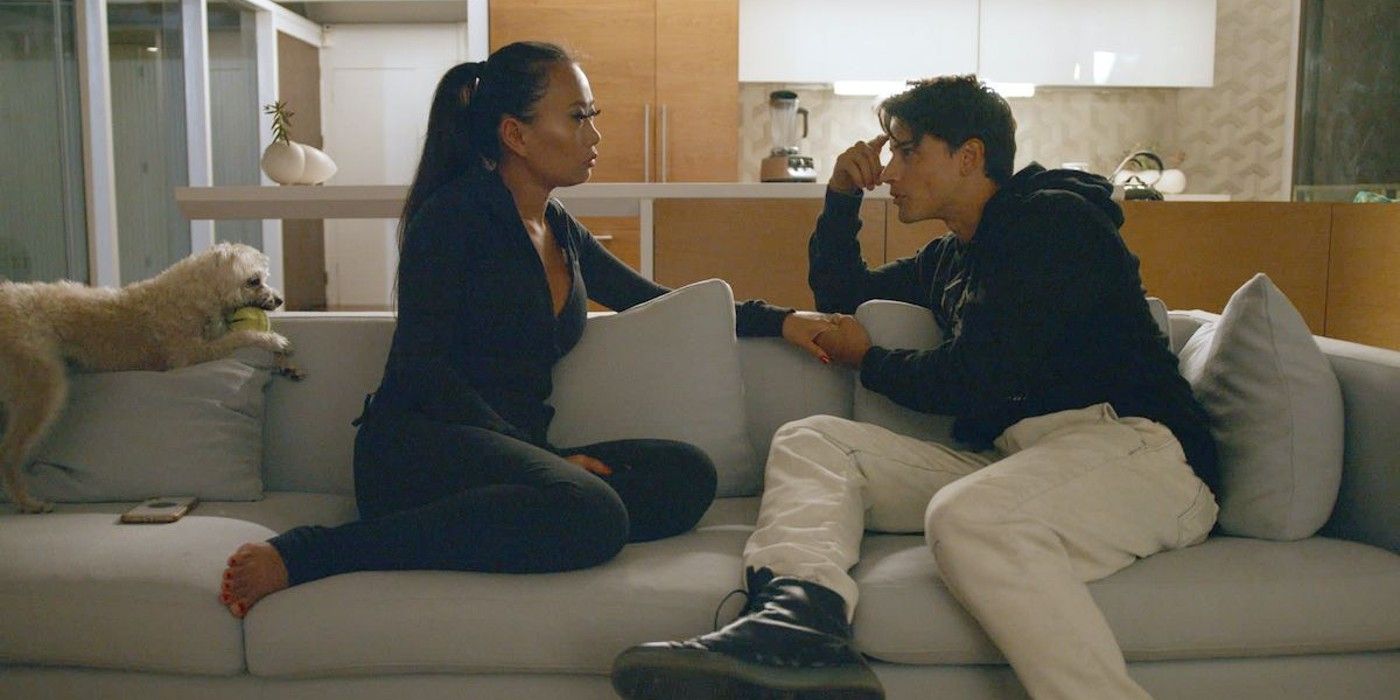 Andrew and Kelly talk in Bling Empire season 3