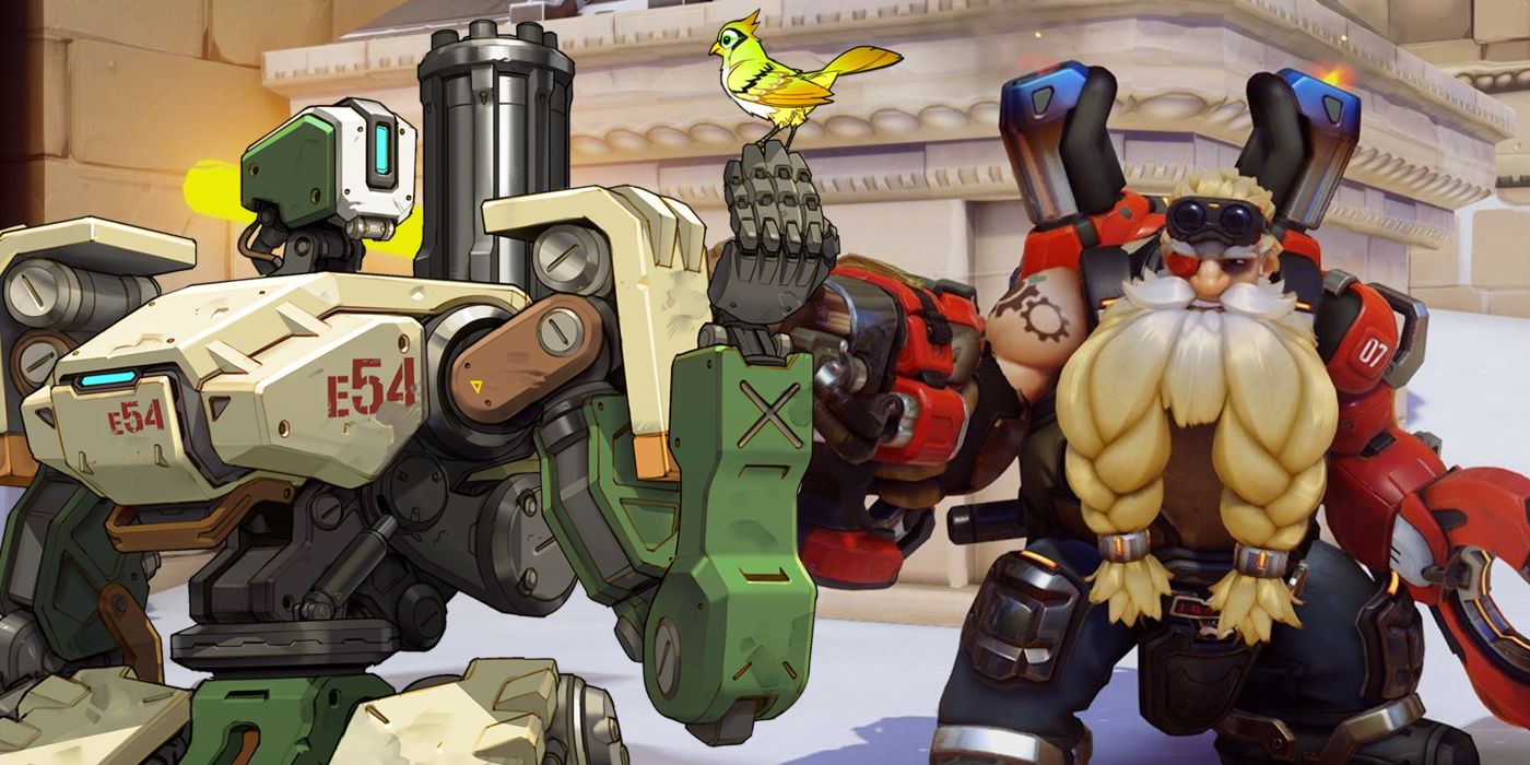 Bastion and Torbjorn from Overwatch 2