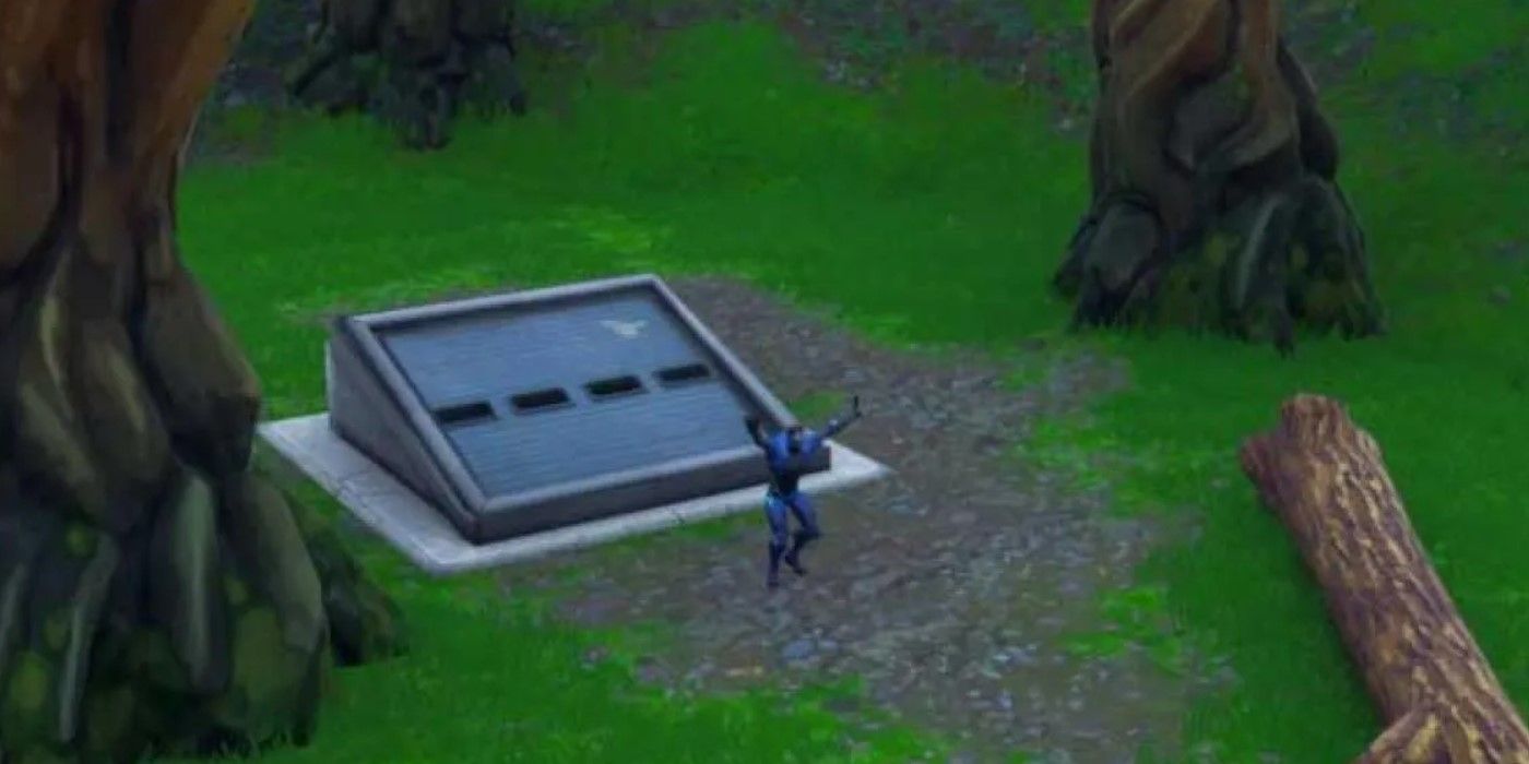 Uma imagem do bunker em Fortnite