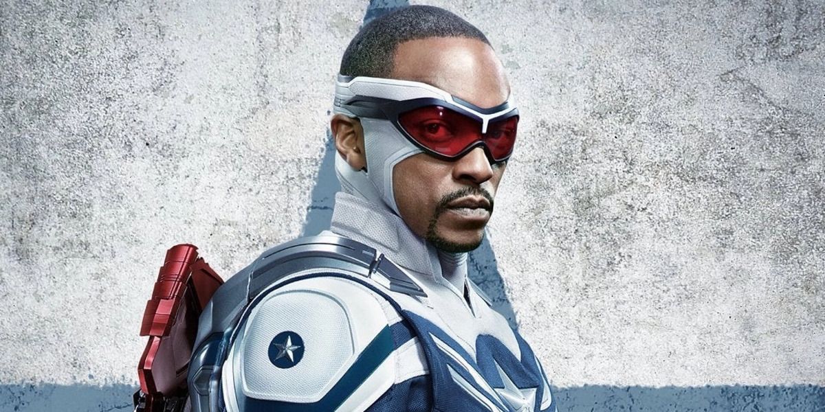 An image of Sam Wilson&rsquo;s Captain America in The Falcon and the Winter Soldier