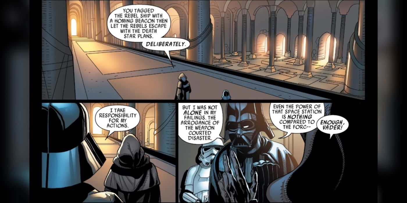 Darth Vader doesn&rsquo;t like the Death Star