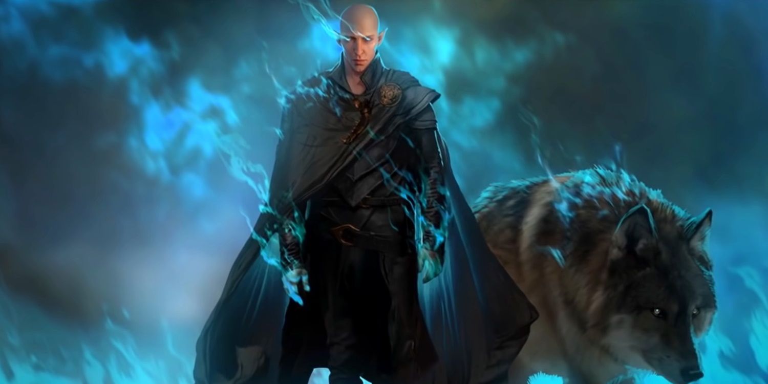 Concept art of Solas for Dragon Age: Dreadwolf