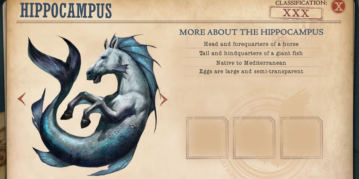 Fantastic Beasts: Cases from the Wizarding World hippocampus