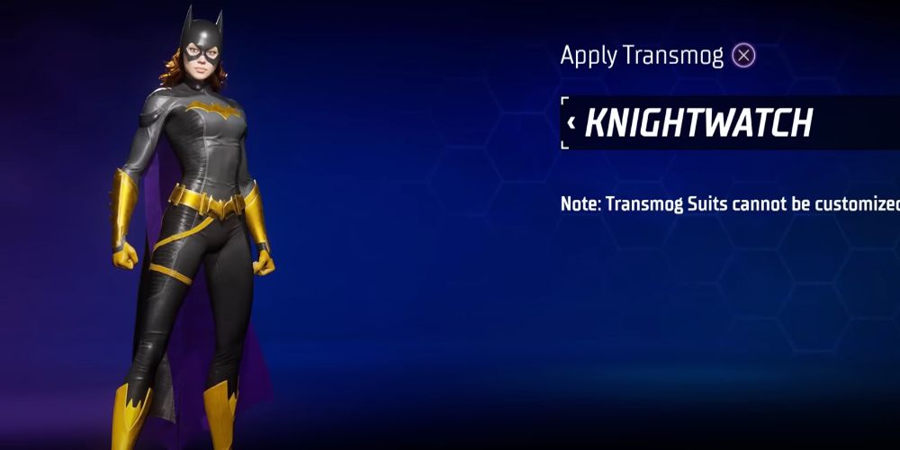 Batgirl's KnightWatch suit is seen in Gotham Knights