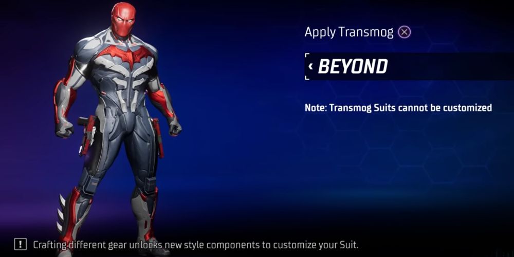Red Hood's Beyond suit is seen in Gotham Knights