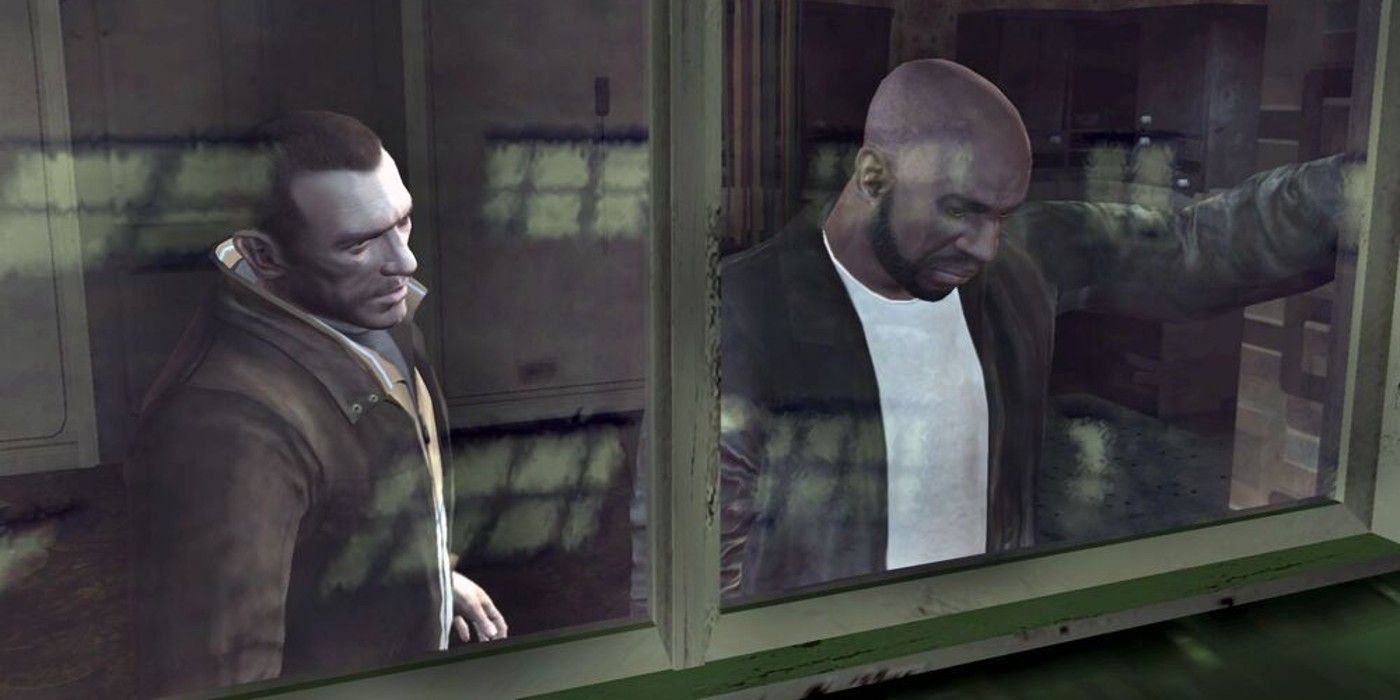 Niko Bellic and Dwayne Forge in Grand Theft Auto 4.
