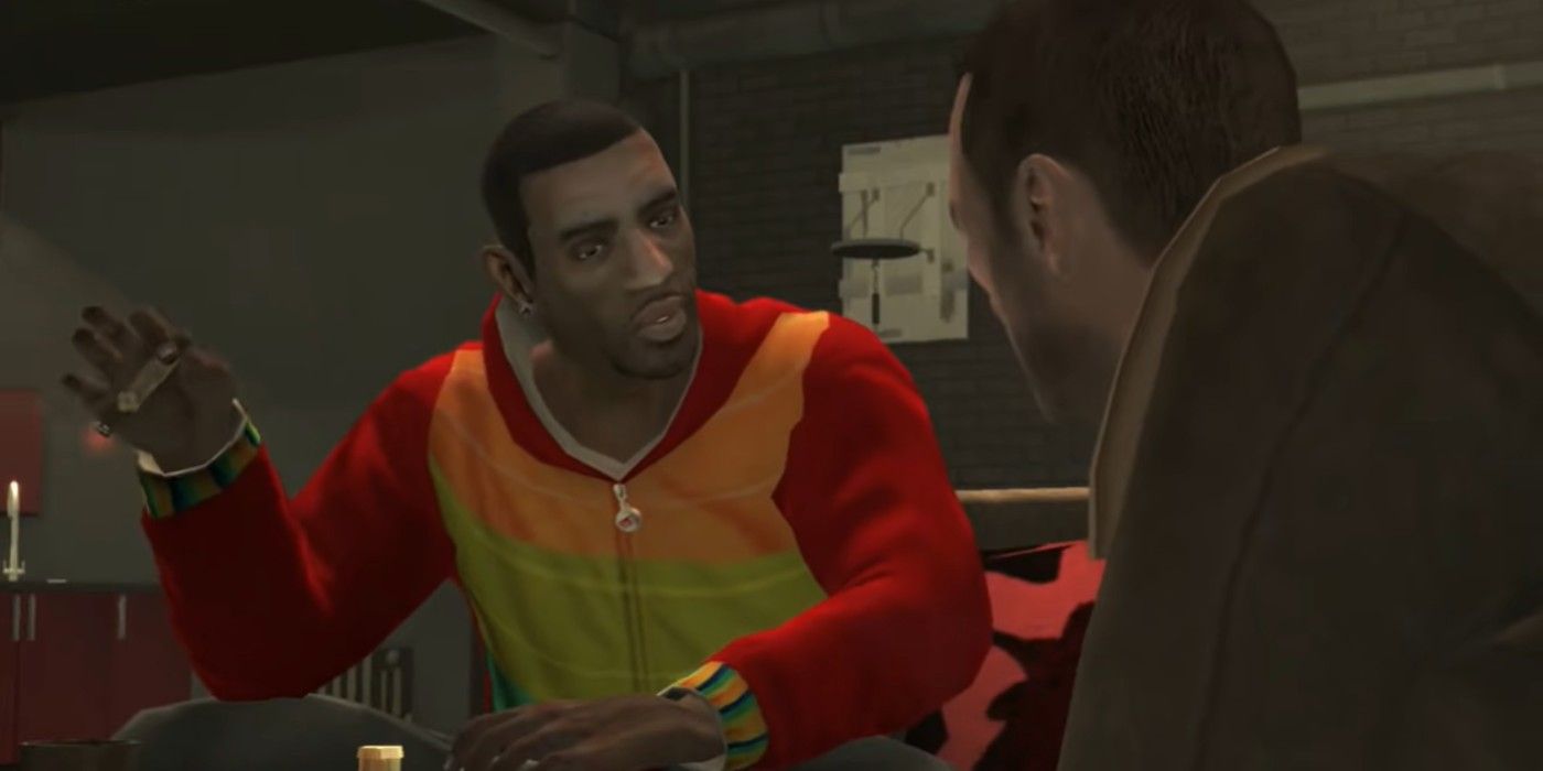 Playboy X and Niko Bellic in The Holland Play in Grand Theft Auto 4.