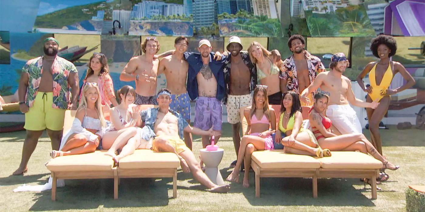 Big Brother 23 cast photo in the backyard