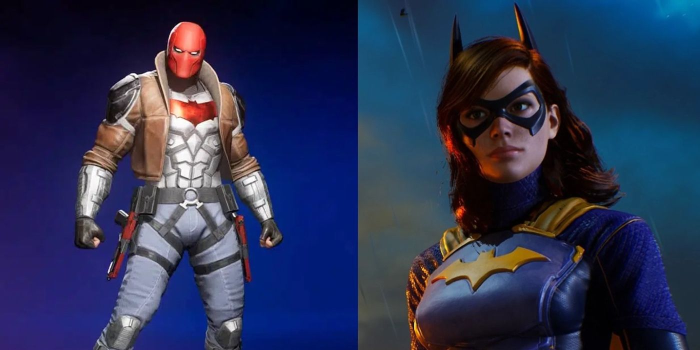 Nightwing and Batgirl poses side by side in Gotham Knights