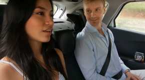 90 Day: The Single Life stars Jeniffer Tarazona and Jesse Meester in cab together talking