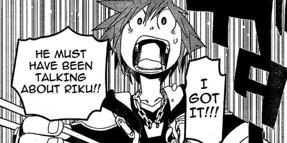 Sorel goes berserk in a Kingdom Hearts manga