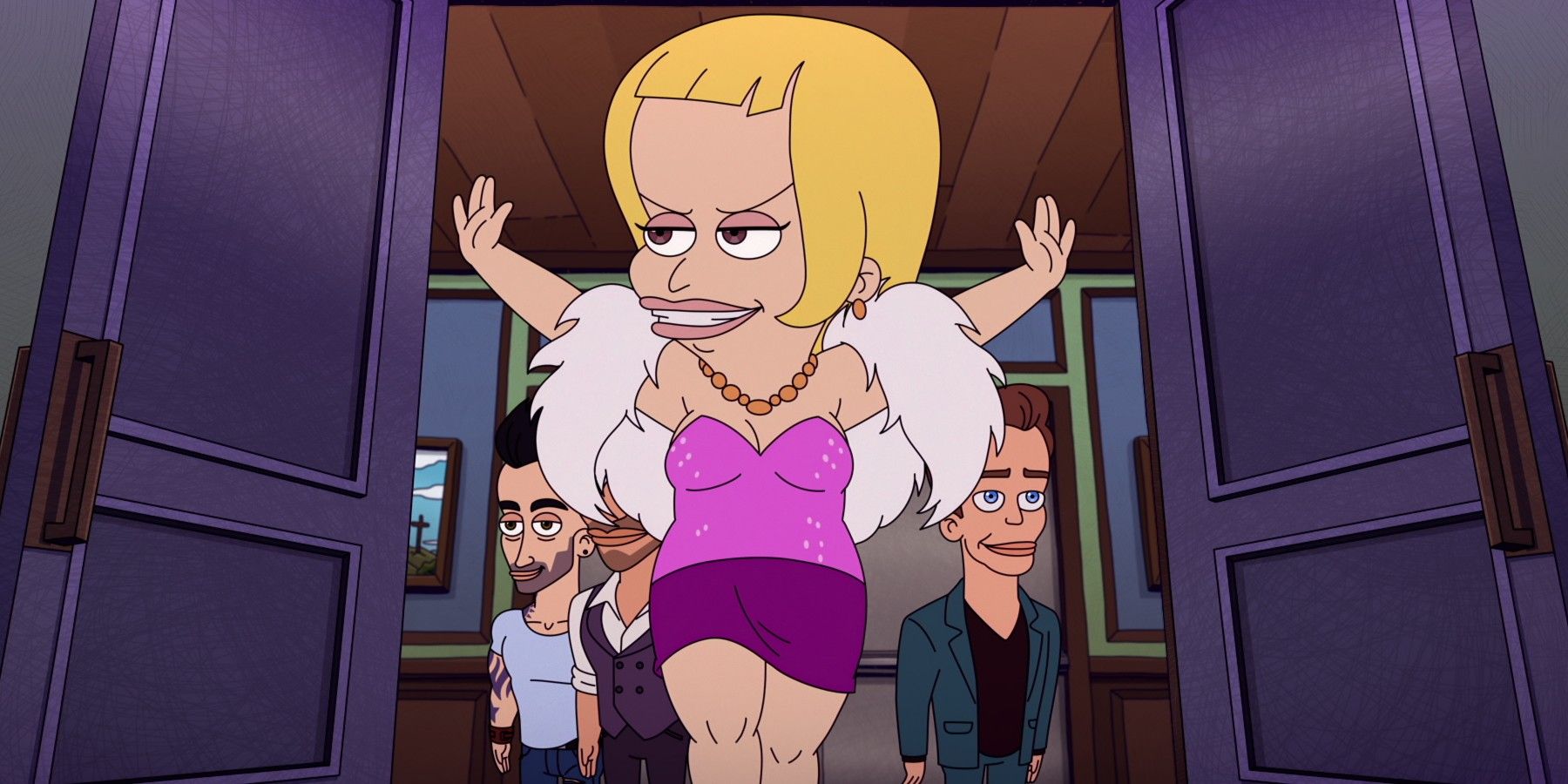 Lola discovering that she miraculously has three fathers in the Big Mouth season 6 trailer.