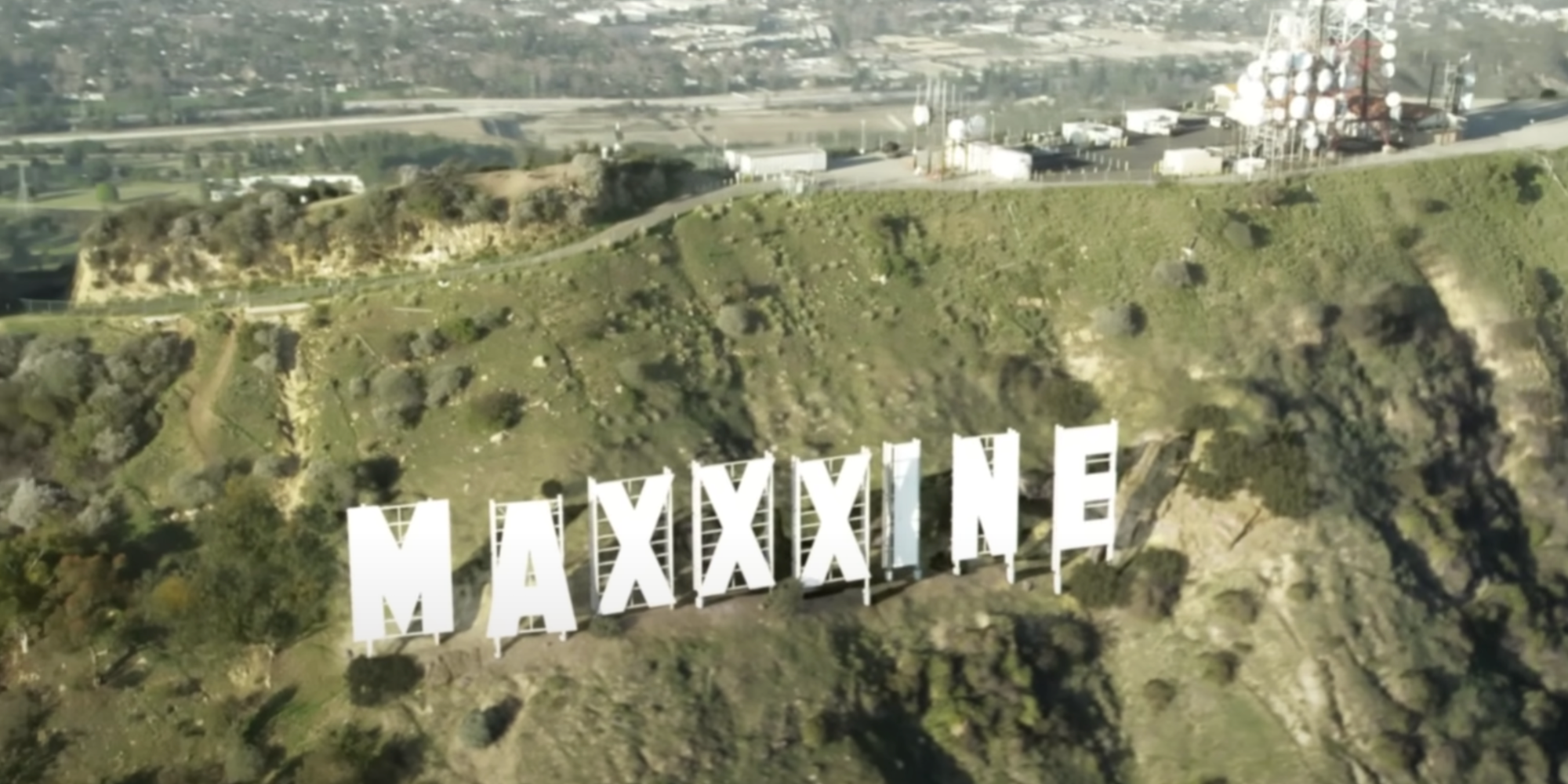 Maxxxine logo in California