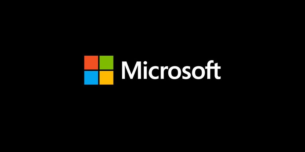 O logotipo da Microsoft é exibido
