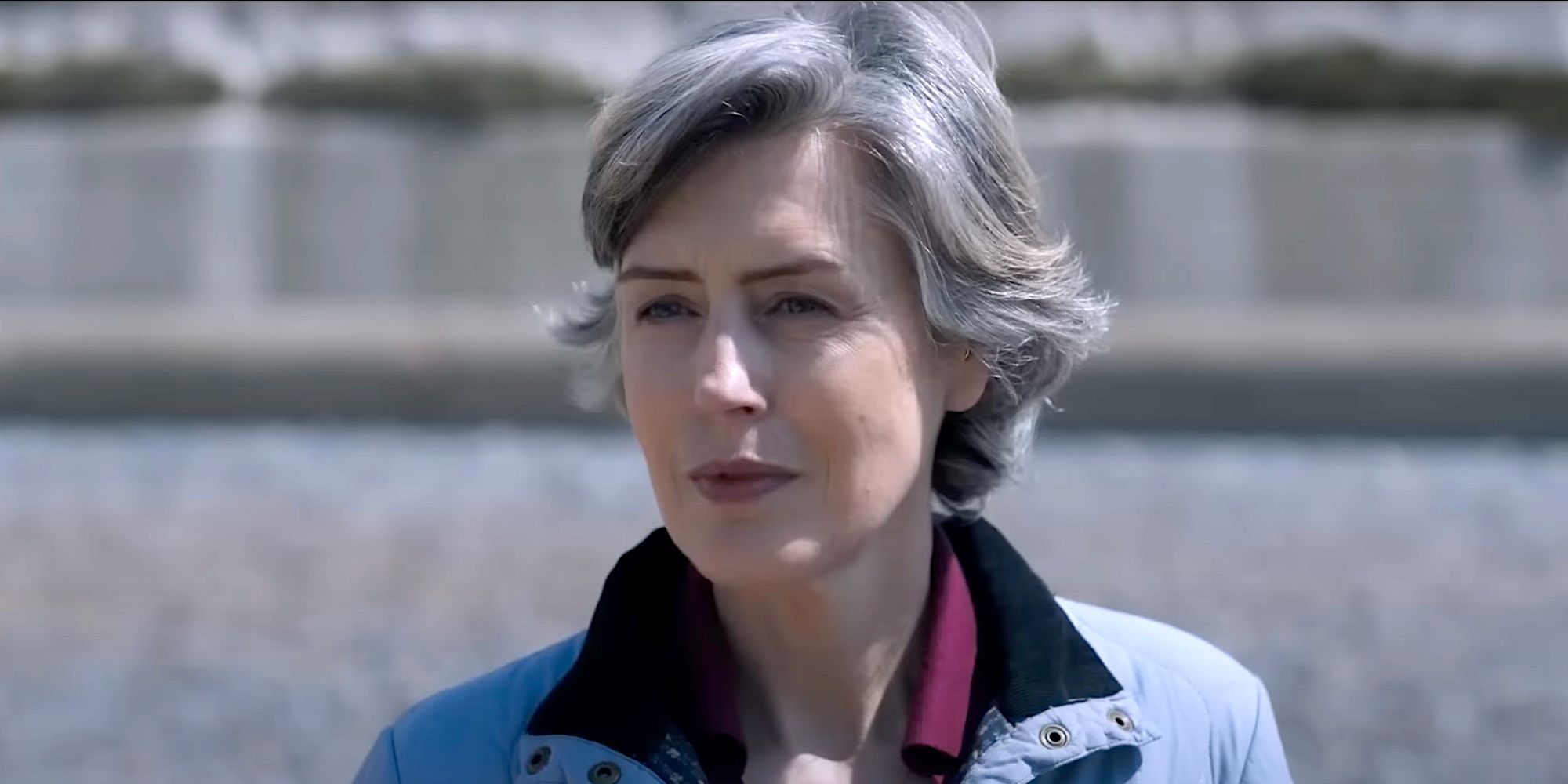 Gina McKee as older Marion in My Policeman
