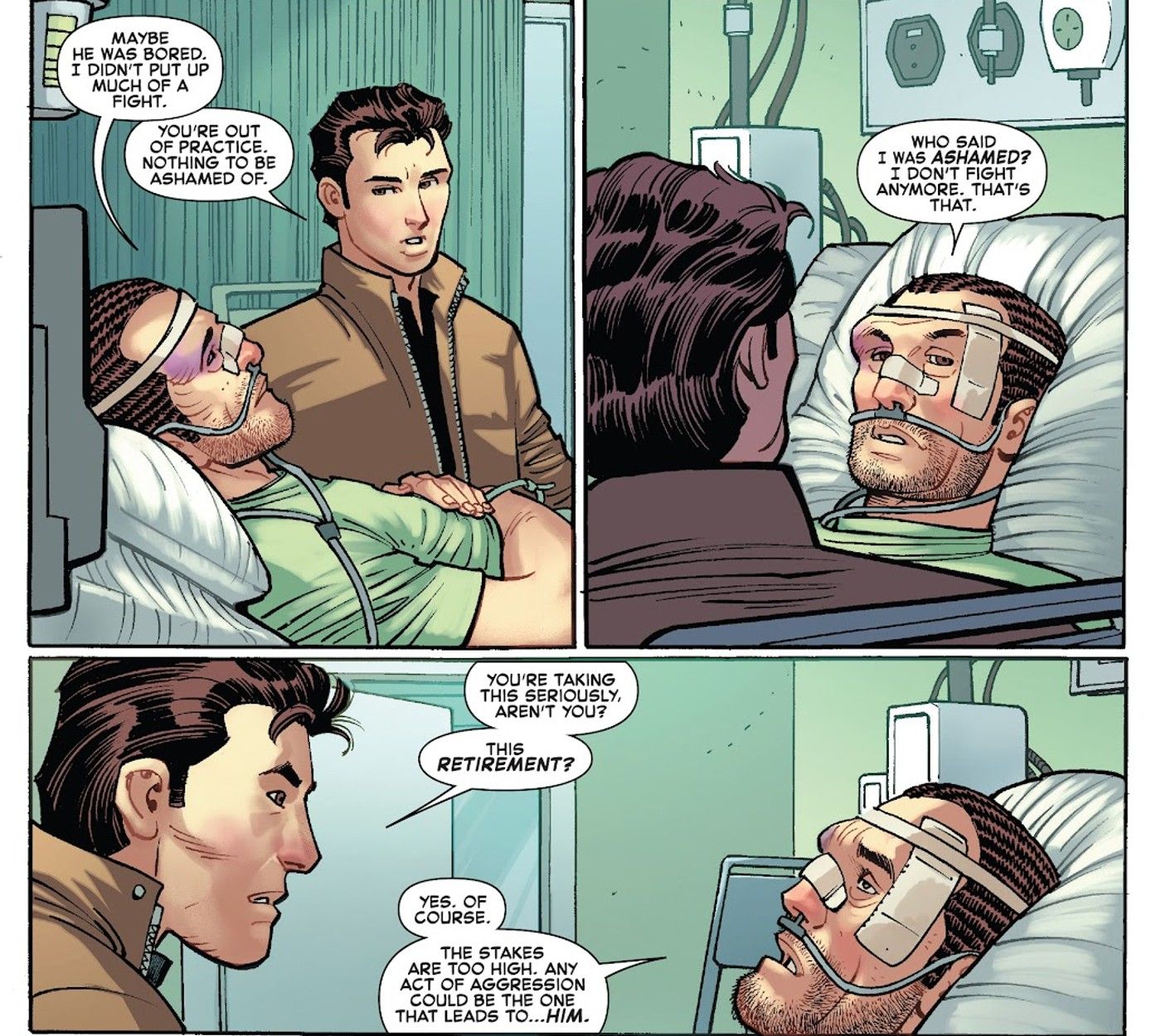 norman osborn in the hospital