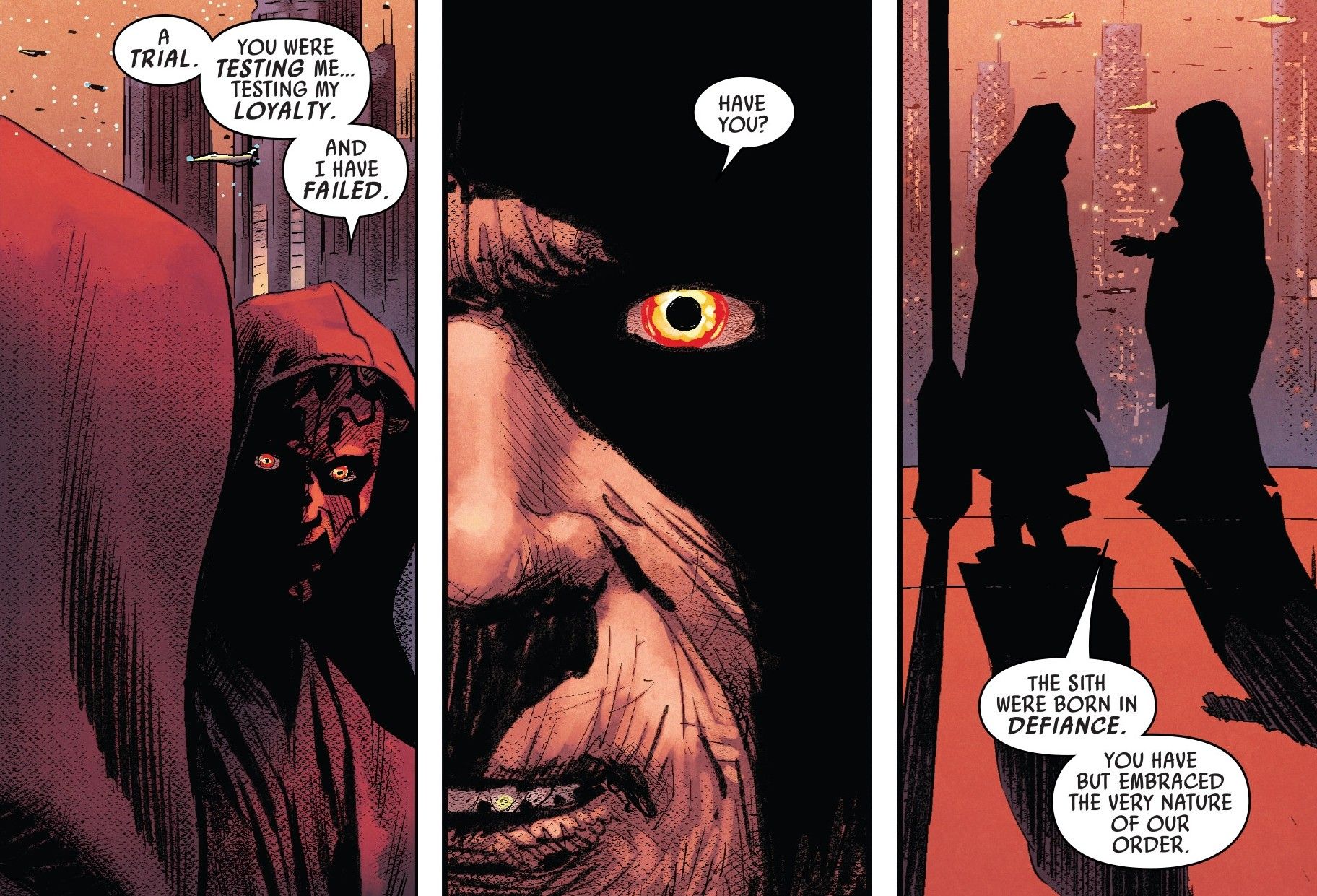 palpatine teaches darth maul sith