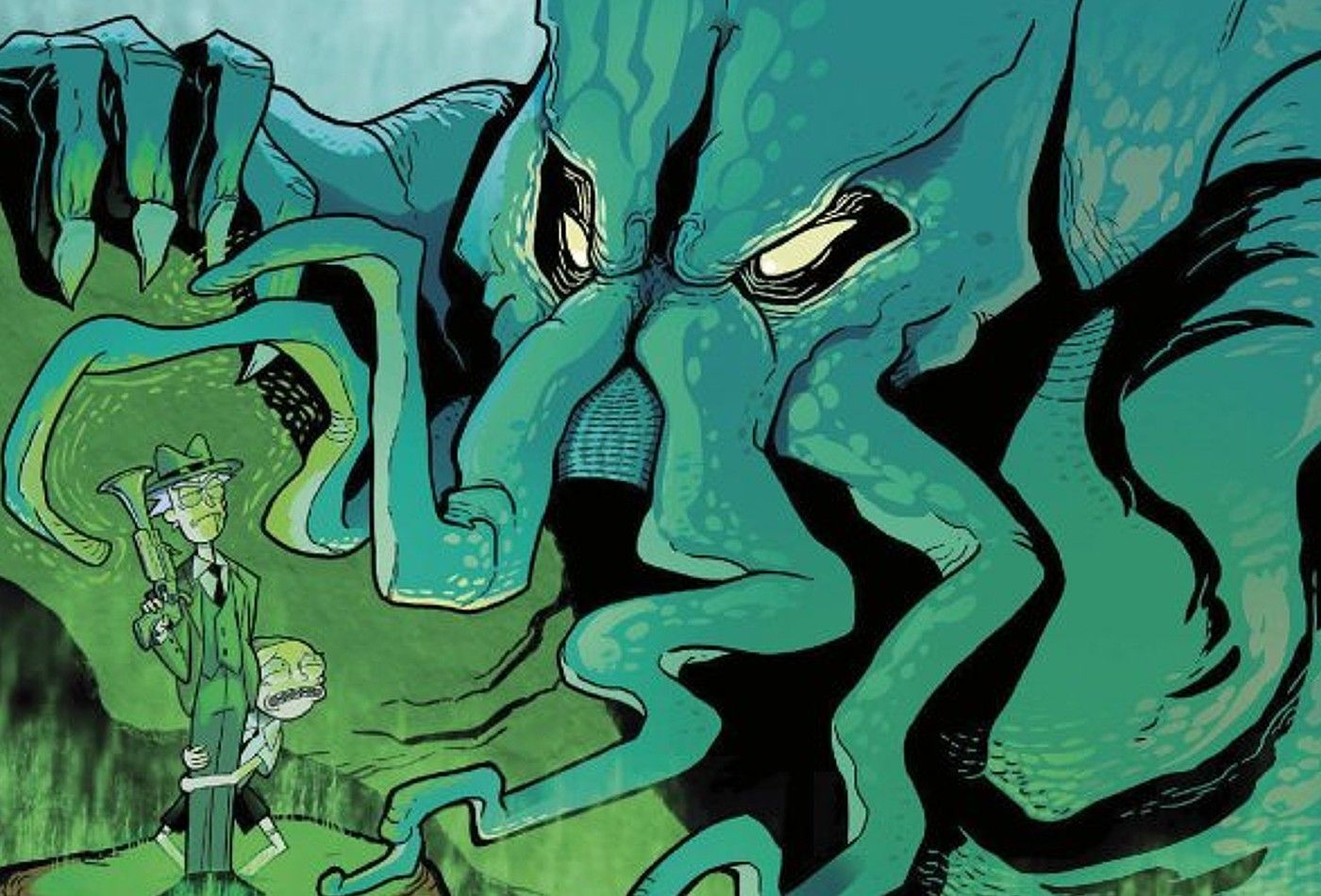 rick and morty vs cthulhu cover art