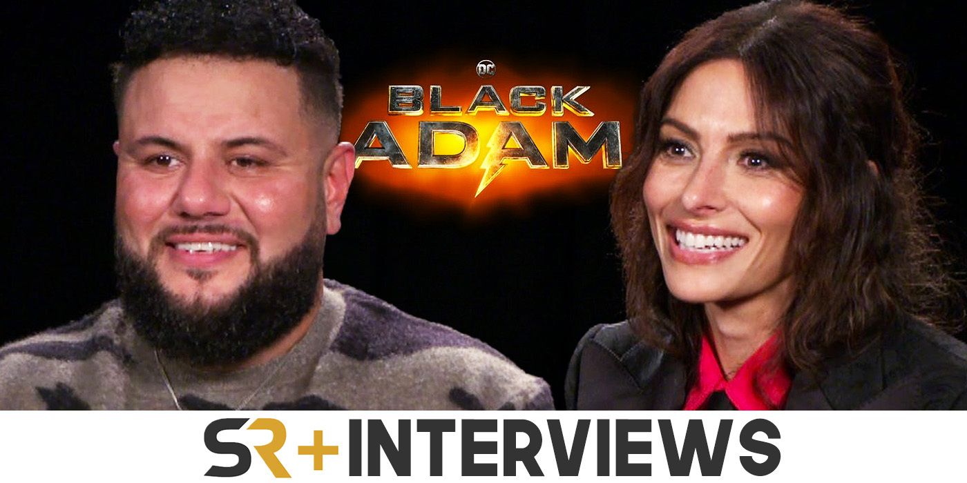sarah shahi & mo amer black adam interview