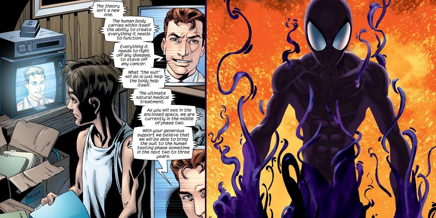 spider-man's dad invents venom