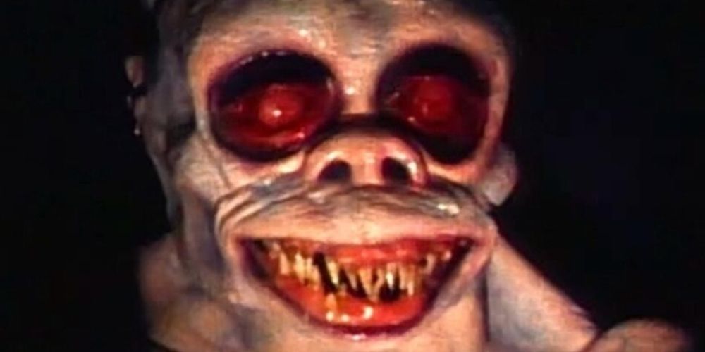 A grinning ghouls appears in Tales From the Darkside