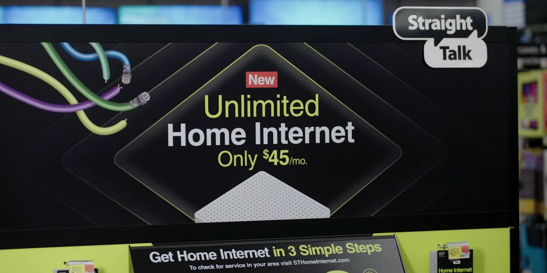 Straight Talk Home Internet by Verizon and Walmart.