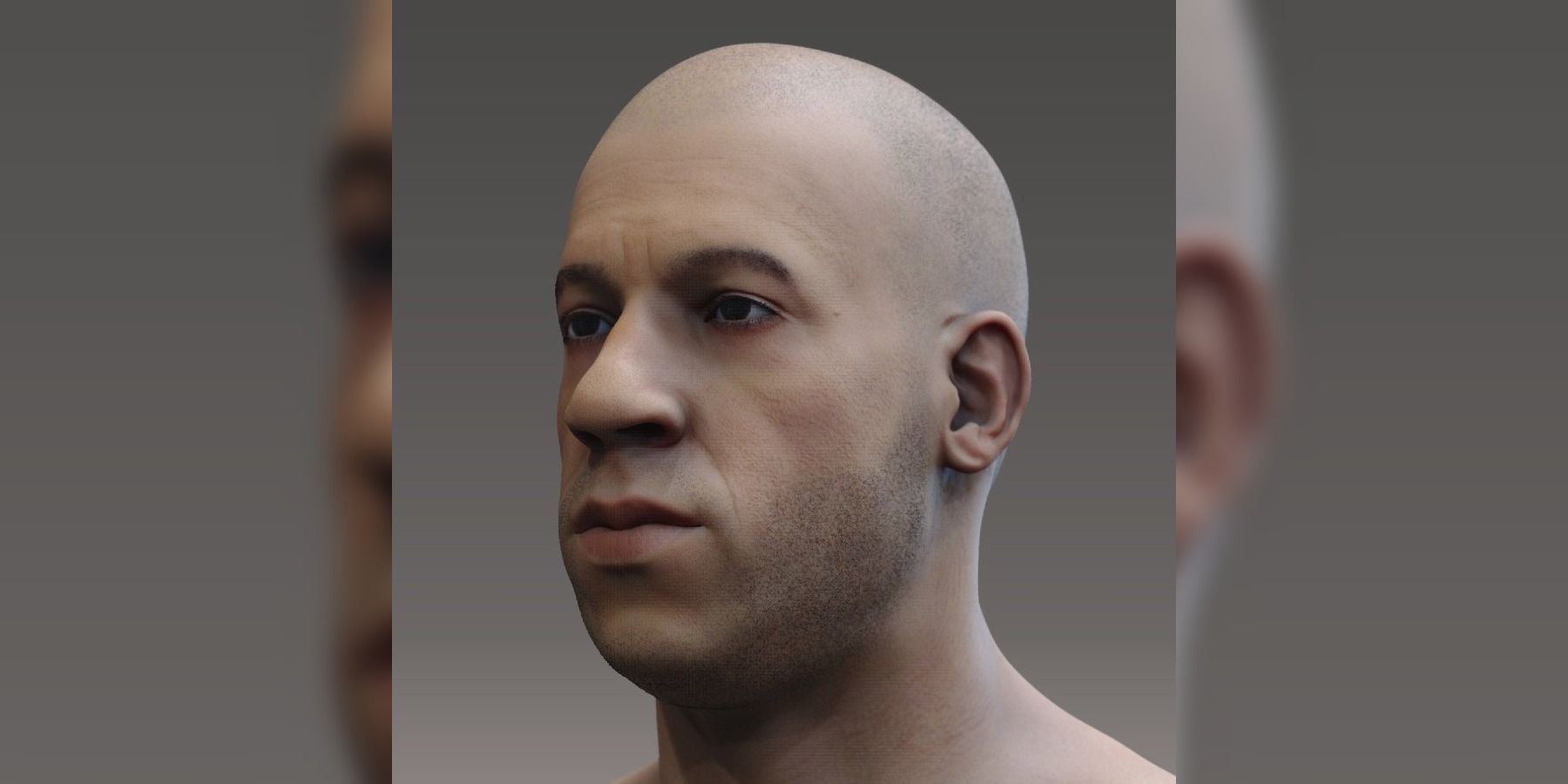 vin diesel 3d render header