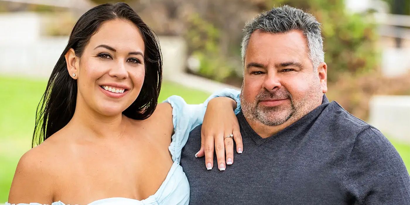 Big Ed Brown e Liz Woods sorrindo um ao lado do outro em 90 Dias para Casar