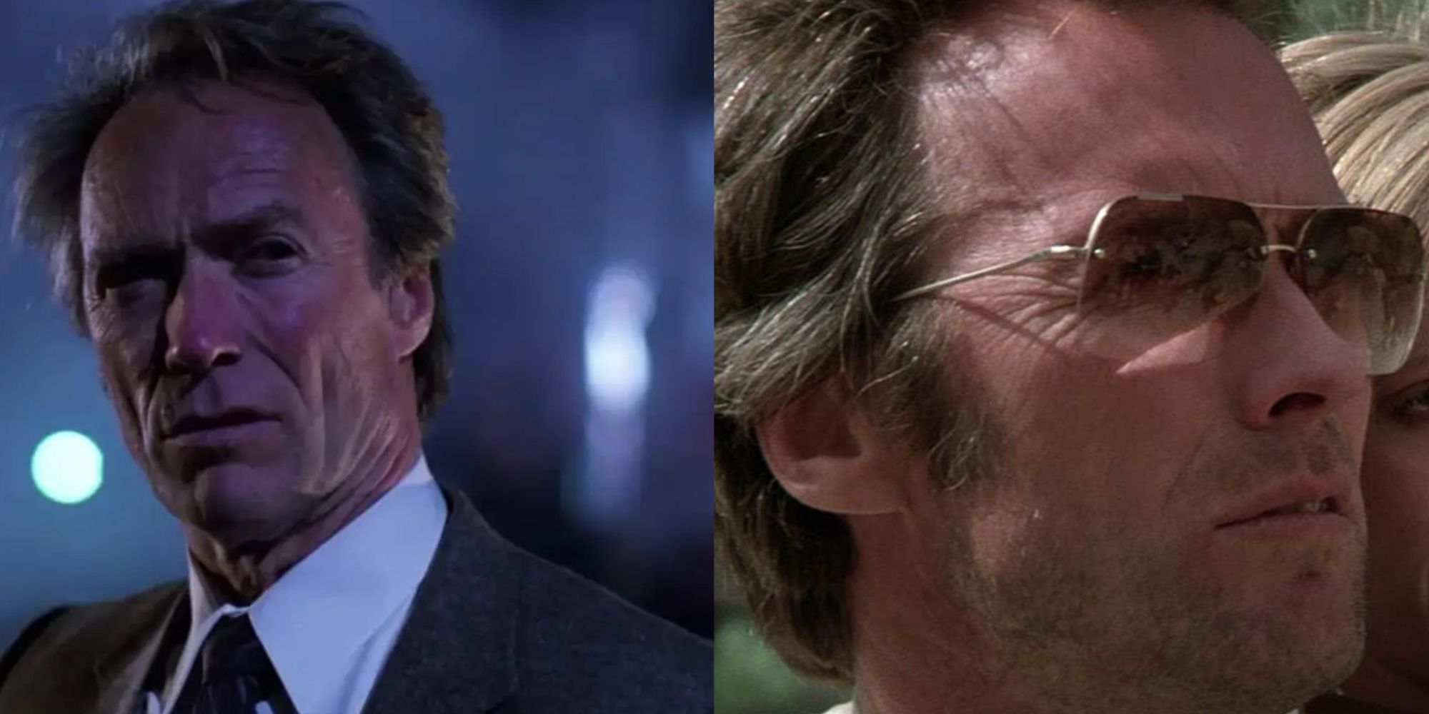 Split image of Clint Eastwood in The Deadpool and The Gauntlet
