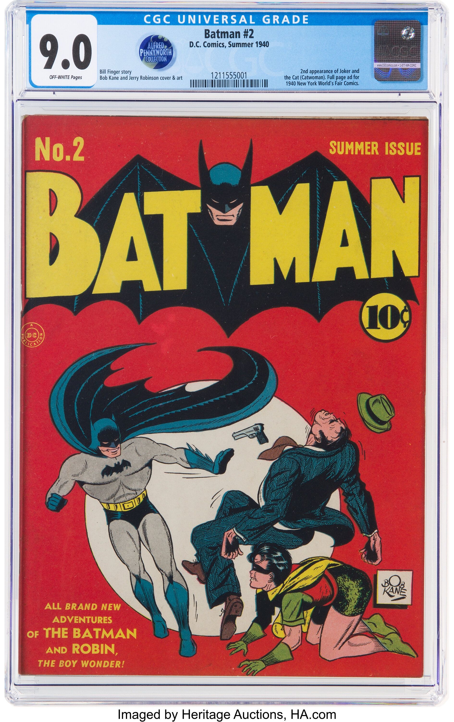 batman 2 couverture de bande dessinée batman table-topping un voleur sur robin