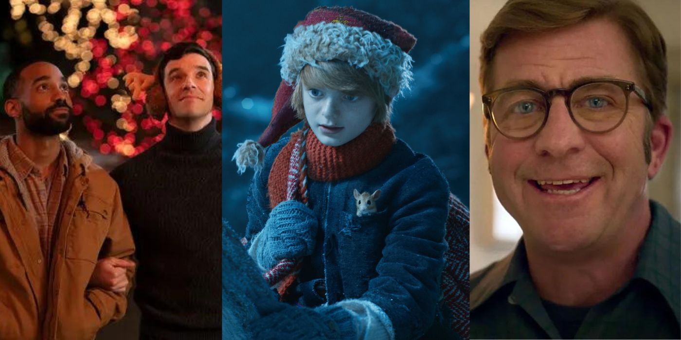 Split Image: Single All The Way, A Boy Called Christmas, and A Christmas Story Christmas