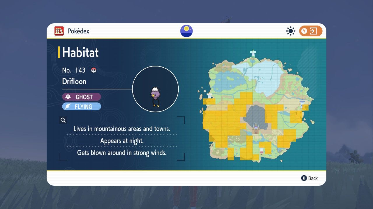 Drifloon availability in Pokemon Scarlet and Violet