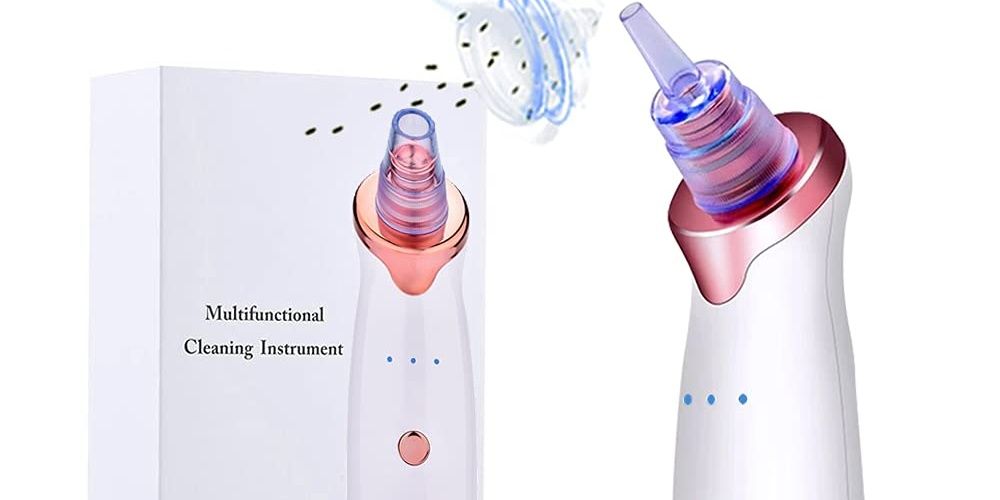 Pink and white pore vacuum cleaner head