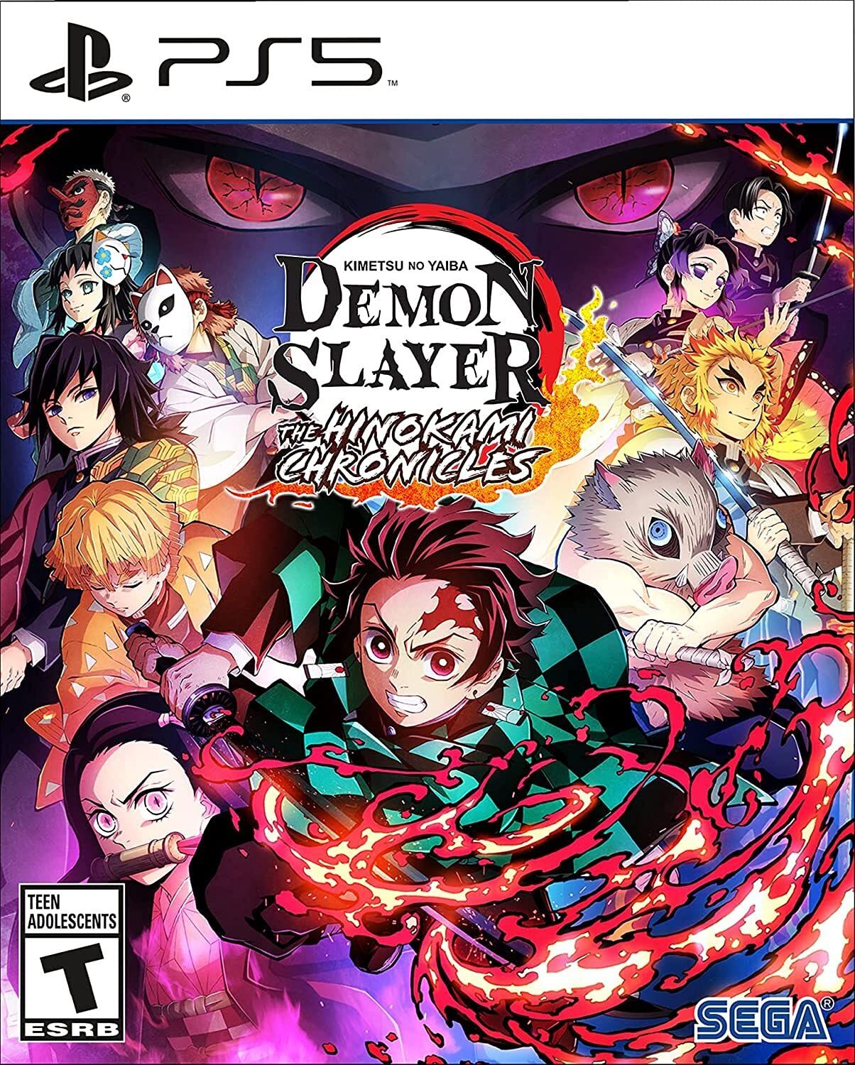 Demon Slayer The Hinokami Chronicles PS5 Box Art