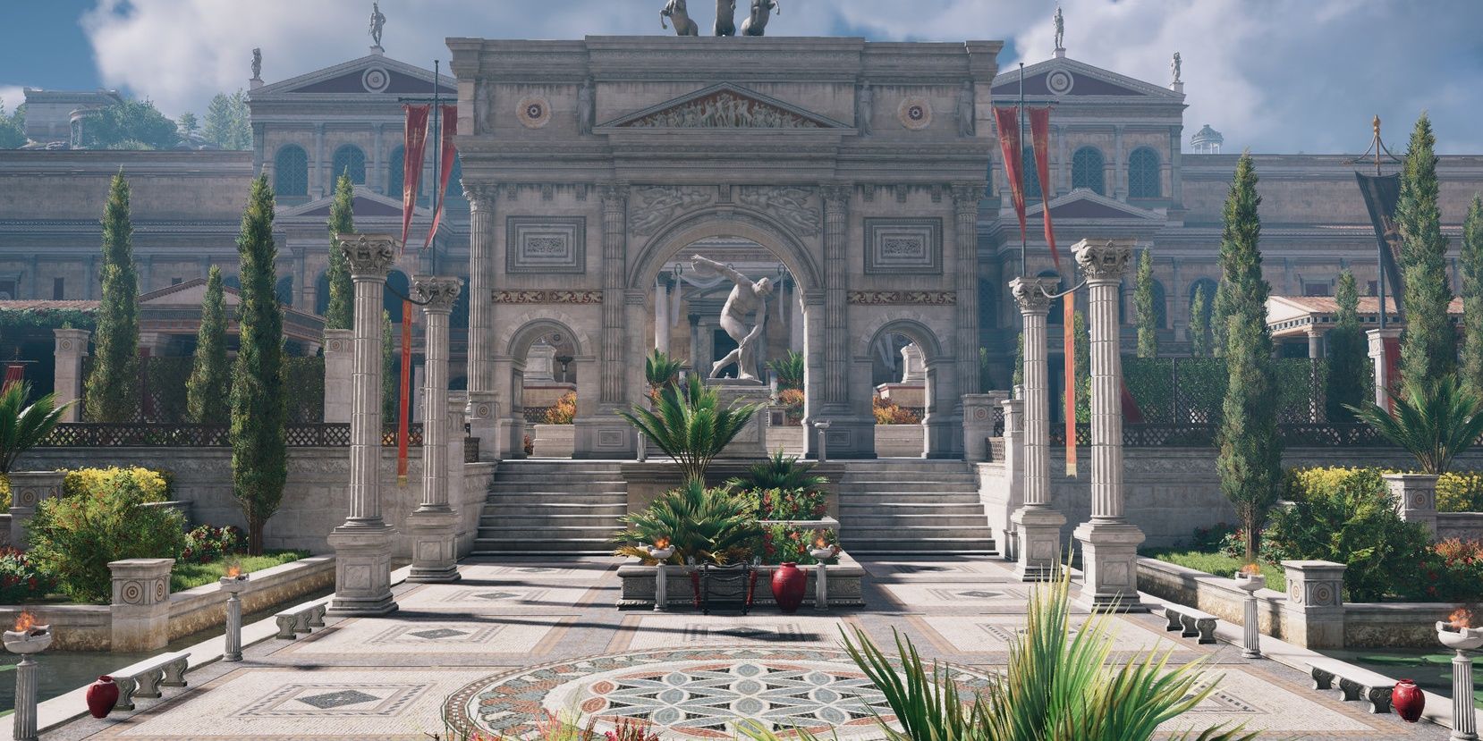 A building in rome in Assassin's Creed Origins 