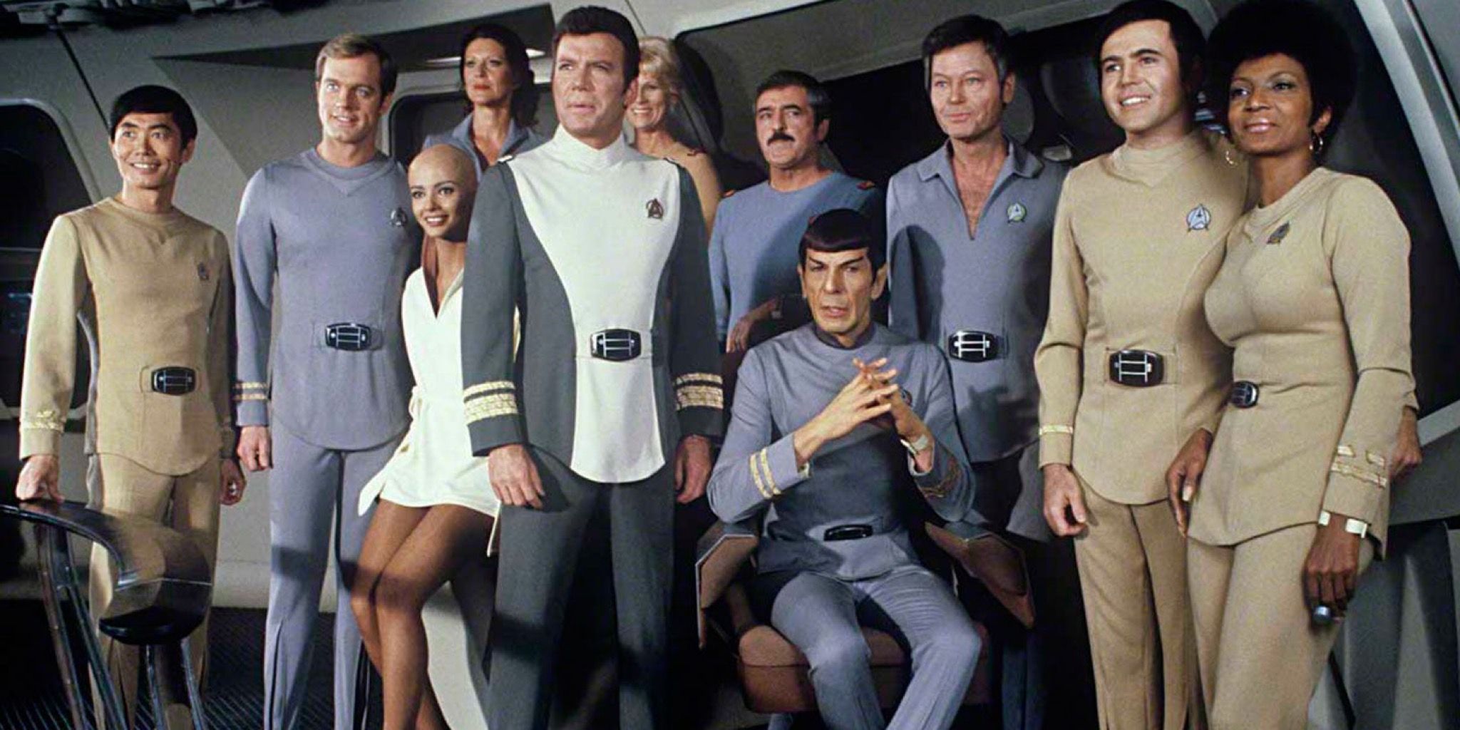 A still of the Enterprise group taking a photo from Star Trek: The Motion Picture (1979)