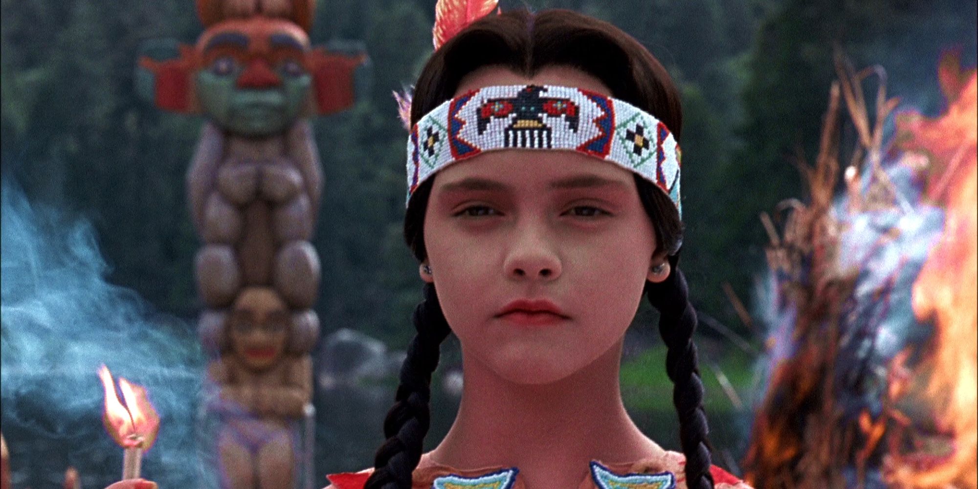 Christina Ricci in the Thanksgiving Play in The Addams Family Values