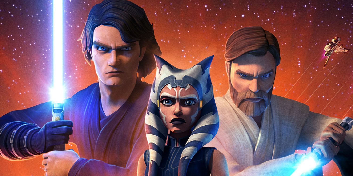 Anakin Skywalker, Ahsoka Tano e Obi-Wan Kenobi na 7ª temporada de The Clone Wars