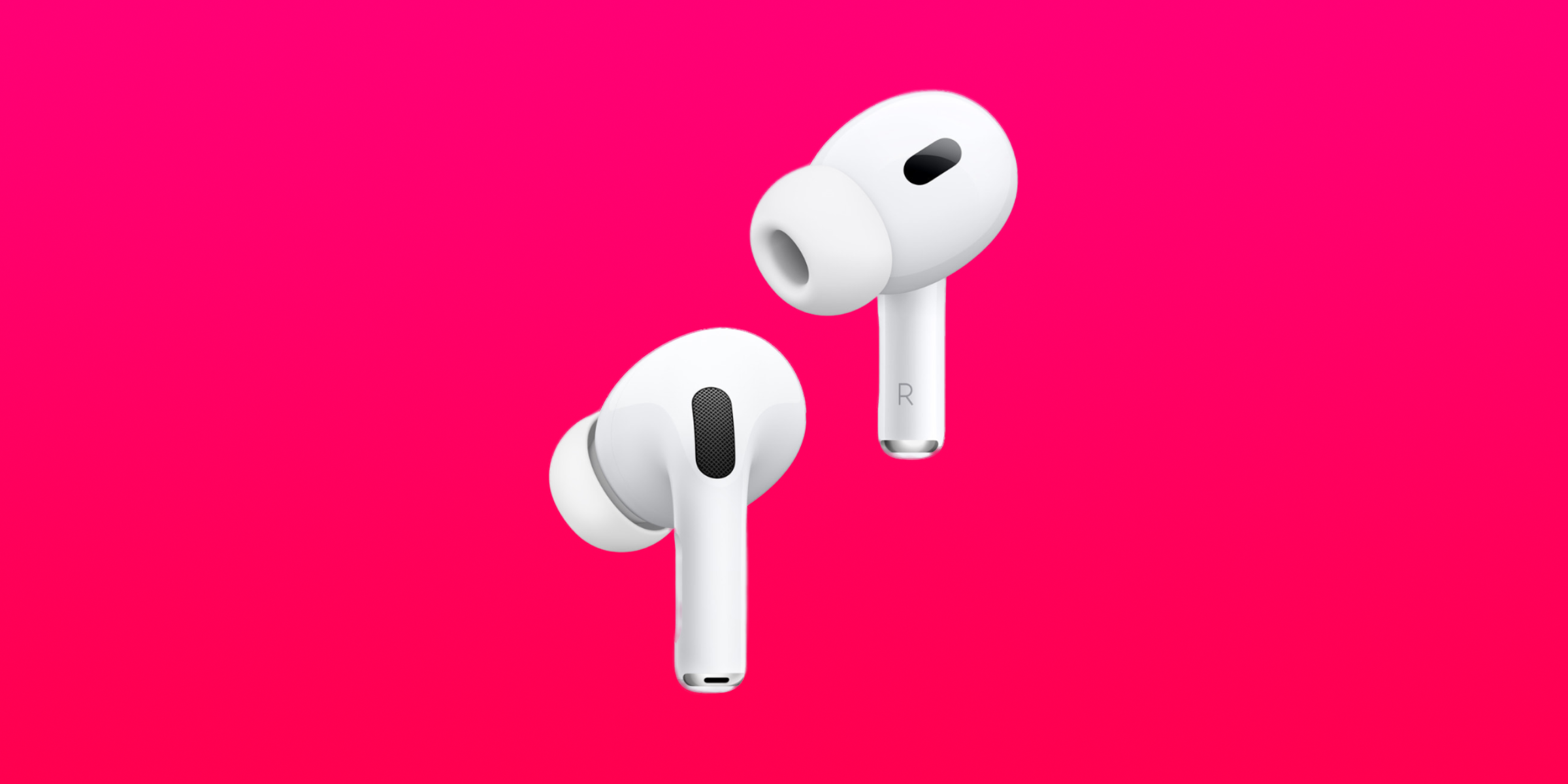 AirPods Pro 2 on a custom background