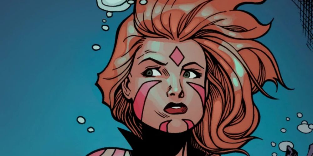 The underwater mutant Alani Ryan (Loa) in Marvel Comics
