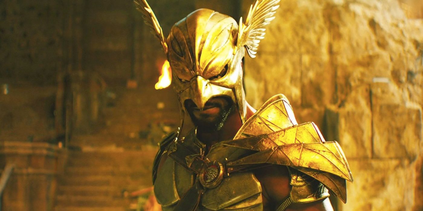 Aldis Hodge as Hawkman in Black Adam