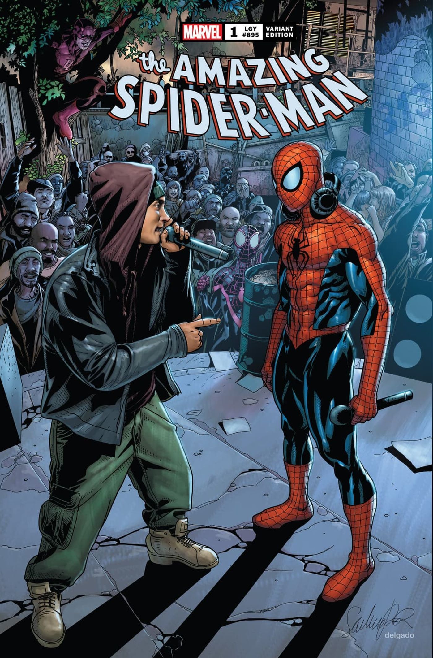 Amazing Spider-Man 1 2022 Variant Cover Eminem Marvel Comics