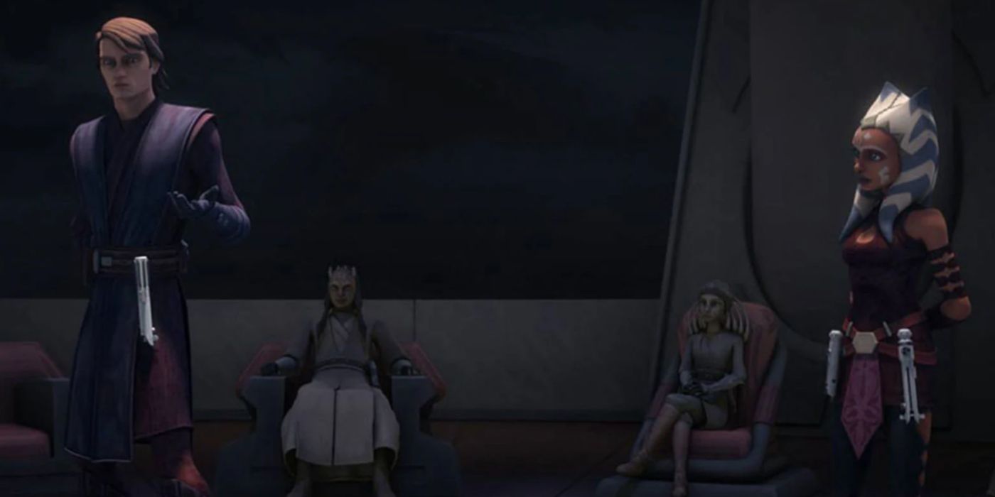 Anakin and Ahsoka try to convince the Jedi Council to help the Onderon rebels in The Clone Wars