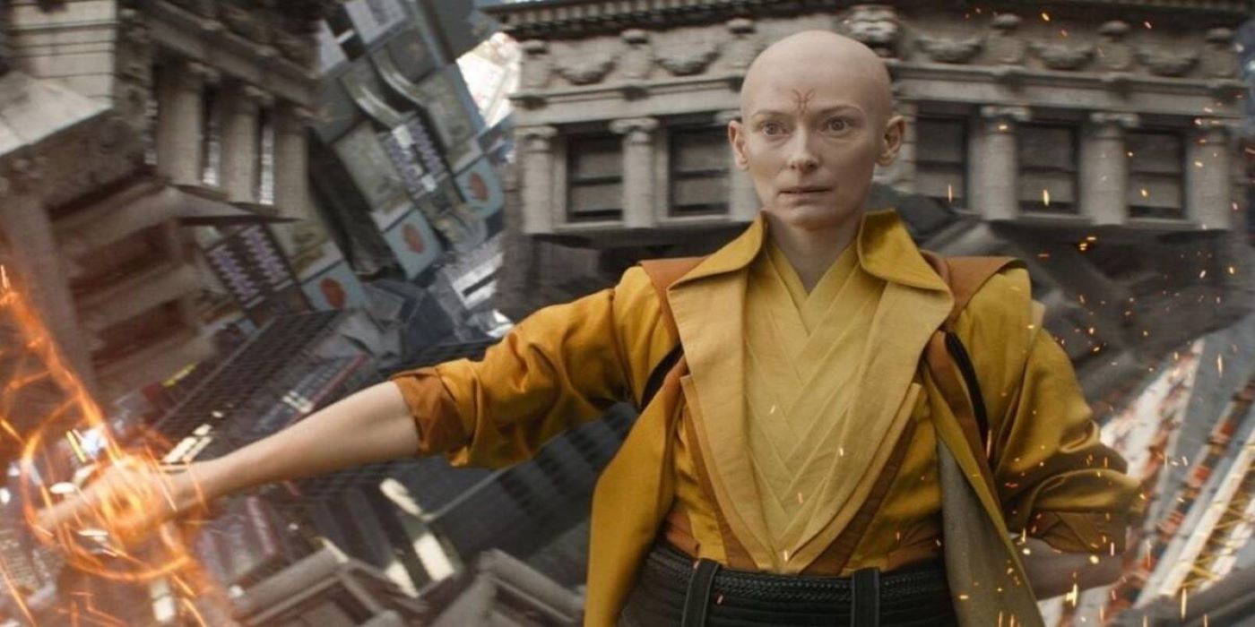 Tilda Swinton as the Ancient One in the MCU.