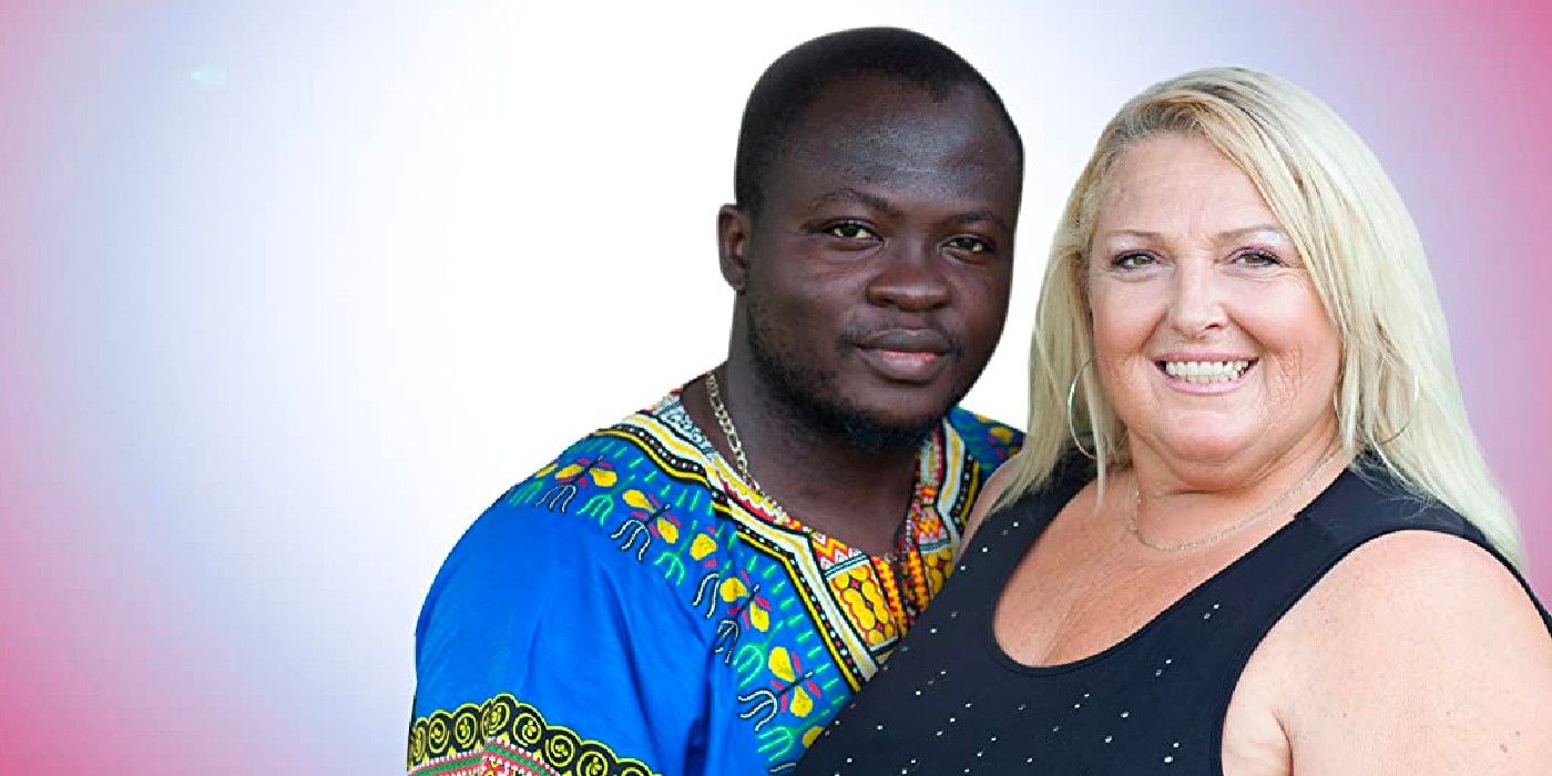 Angela Deem and Michael Ilesanmi in a 90 Day Fiancé promotional photo